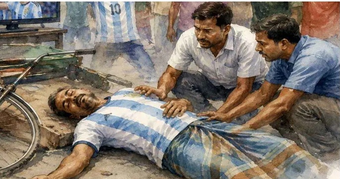 আর্জেন্টিনা জেতার উল্লাসে অতিরিক্ত জর্দা খেয়ে সমার্থকের মৃত্যু