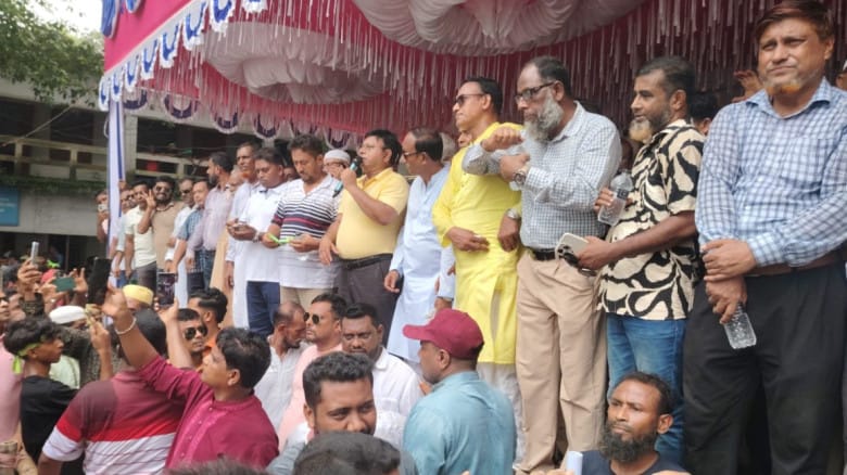 রায়পুরায় বিএনপির ৪৮তম প্রতিষ্ঠাবার্ষিকীতে বিশাল মিছিল ও জনসভা